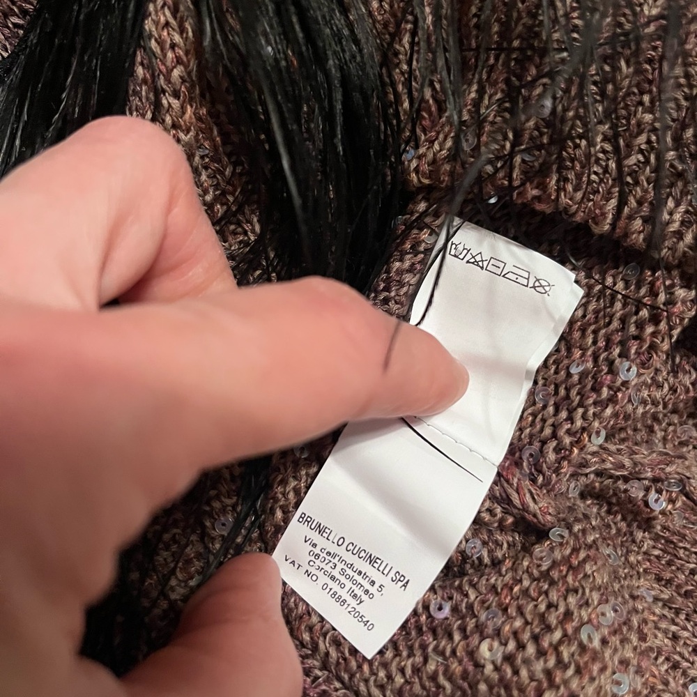 Brunello Cucinelli crop sweater NEW - Picture 8 of 9